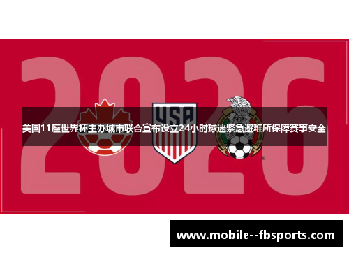 美国11座世界杯主办城市联合宣布设立24小时球迷紧急避难所保障赛事安全
