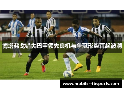 博塔弗戈错失巴甲领先良机与争冠形势再起波澜 博塔弗戈错失巴甲领先良机与争冠形势再起波澜